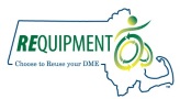 Requipment logo: Choose to reuse your D M E