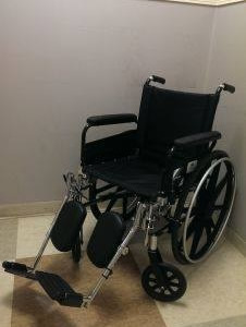 Bariatric wheelchair. 