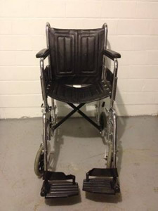Basic manual wheelchair. 